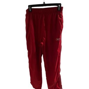 Reebok Men's Warm-Up Training Essentials Woven Pant Red Size Medium